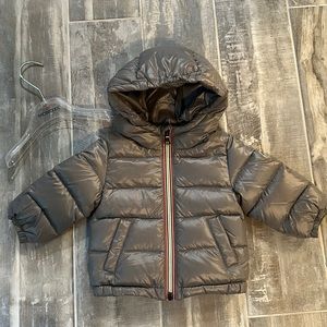 Moncler Baby Gray Puffer Coat Jacket Sz. 6/9 mo